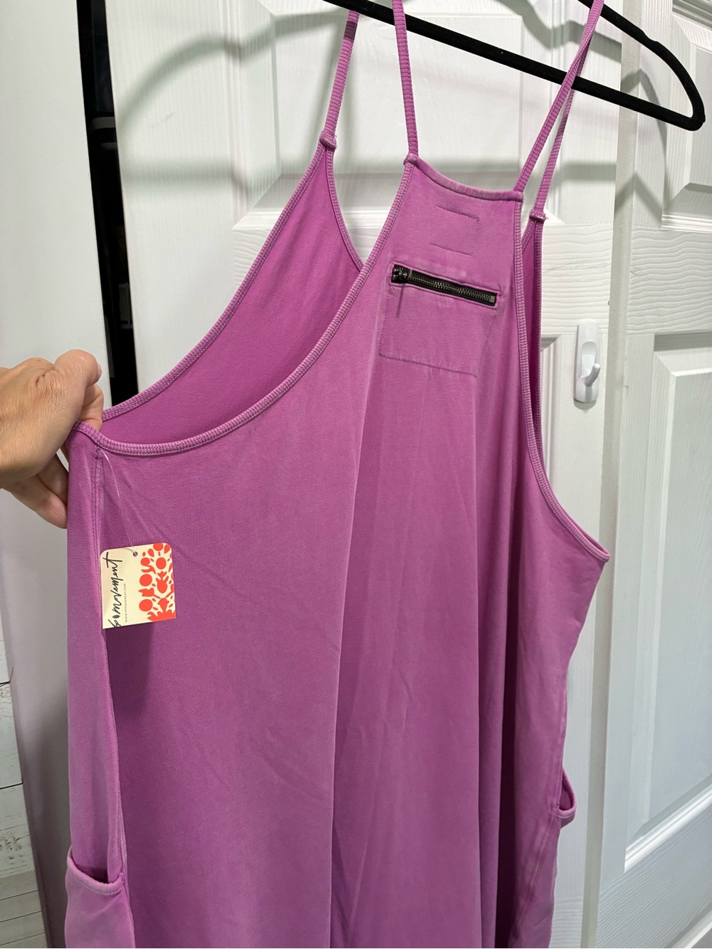 FP Movement by Free People Pink/Purple Halter Jumpsuit Romper - Picture 5 of 6